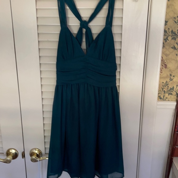 Pins & Needles Dresses Deep Green Criss Cross Strappy Top Dress